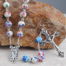 Plastic beads rosary